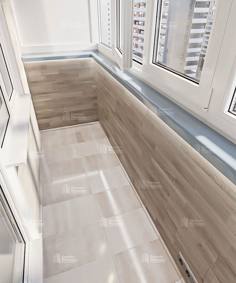 Визуальный осмотр балкона