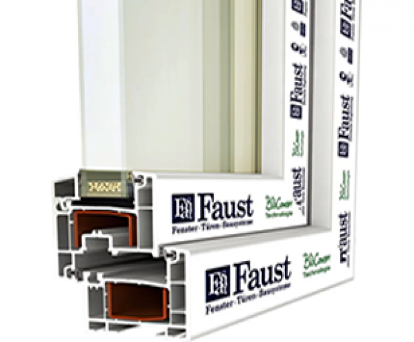 ПВХ окна  Faust 58 , три камеры 58 мм