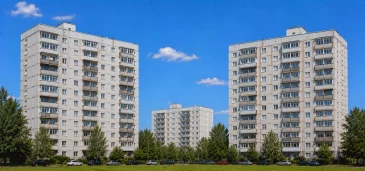 Остекление балкона в доме серии 1-515/9Ш