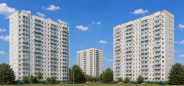Остекление балкона в доме серии II-68
