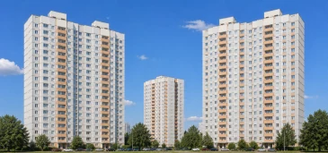 Остекление балкона в доме серии П44