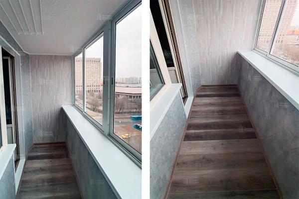 Балкон-эконом: холодное остекление и отделка за 1 день