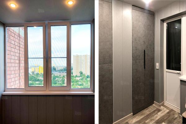 Цена на ремонт лоджии в Москве — пример с остеклением, утеплением и отделкой