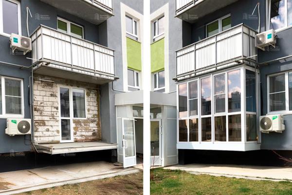 Французское остекление — эталон элегантности для Вашего балкона