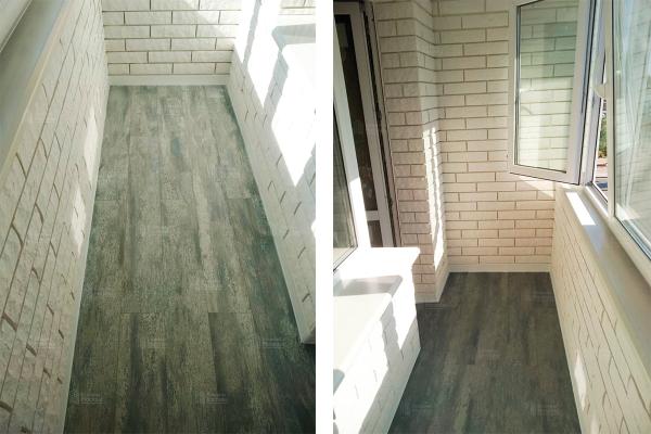 Готовый Лофт-балкон под ключ с чистовой отделкой