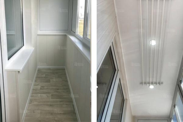 Кейс по утеплению балкона на первом этаже: МФ стеклопакеты, сэндвич-панели и комплексная отделка