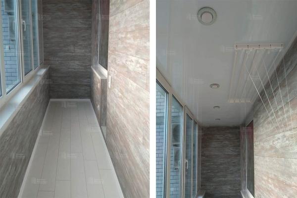 Комплексное утепление балкона под ключ с отделкой ламинатом