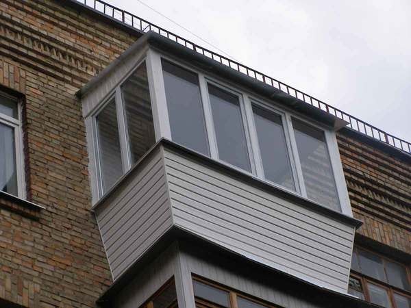 Расчет остекления балкона с установкой крыши