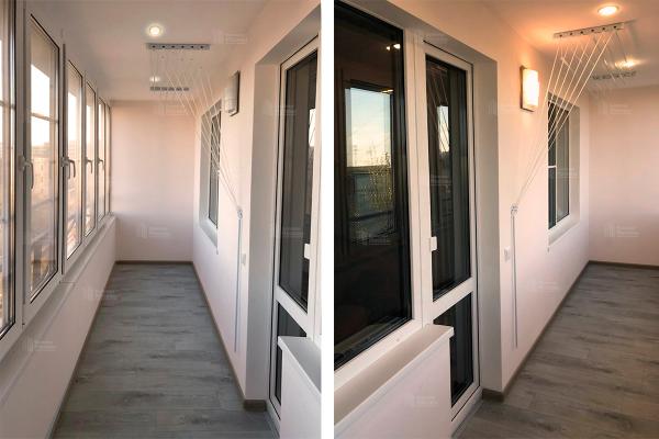 Остекление и отделка лоджии гипсокартоном — фиксированная цена, гарантия 5 лет