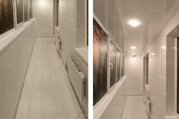 Отделка лоджии 6 м: Эконом-решение под ключ