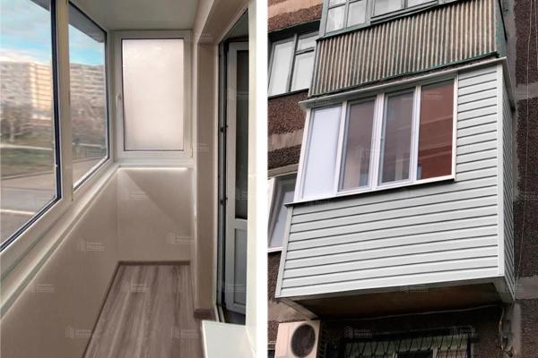 Отделка балкона с остеклением и отделкой ПВХ-панелями: цены, этапы, кейс нашей работы