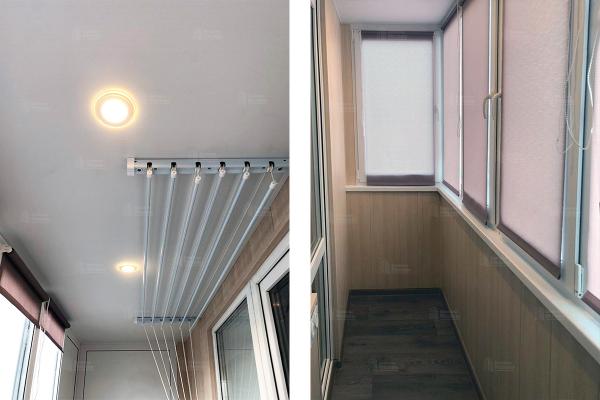 Теплое остекление балконов: кейс с профилем 60 мм и отделкой под ключ