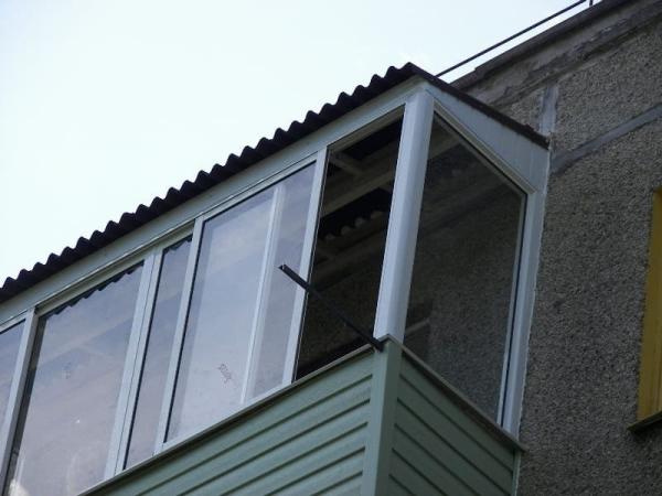 Расчет установки зависимой крыши на балкон