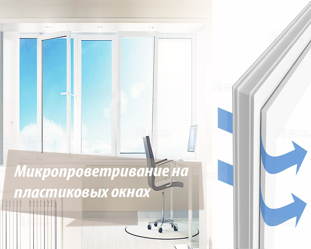 Микропроветривание пластиковых окон: Зачем нужно и как работает