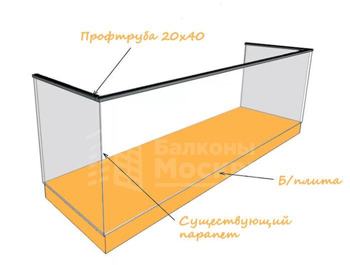 Остекление балконов с выносом в Москве и области Остекление балконов с выносом в Москве и области