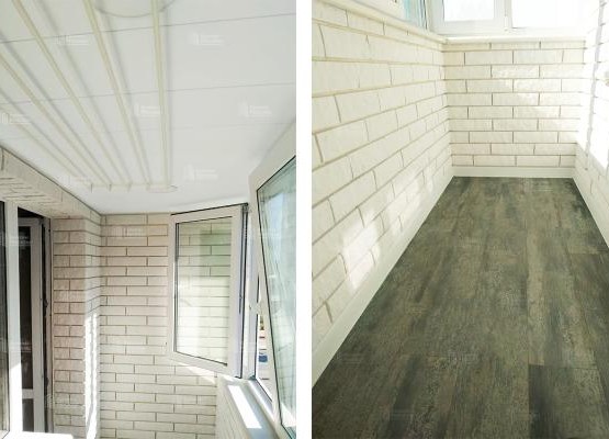 Готовый Лофт-балкон под ключ с чистовой отделкой