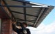Остекление балкона с крышей и внешней отделкой