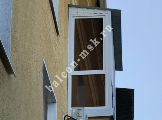 Ремонт балкона 3.0х0.8м с установкой французского остекления