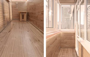 Утепление и отделка ламинатом