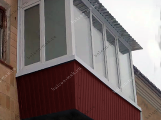 Наружная отделка балкона и лоджии в Москве: красиво, надёжно, по делу. Фото № 26