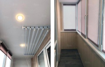 Теплое остекление балконов: кейс с профилем 60 мм и отделкой под ключ