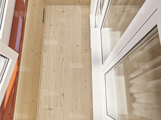 Отделка балкона вагонкой: тёплая классика без сюрпризов. Фото № 1