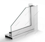 Раздвижные окна из алюминиевого сплава (стекло 5 мм, пр-во россия)