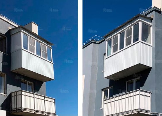 Кейс балкона под ключ: профиль KBE, стеклопакеты Clima Guard, теплый пол с отделкой