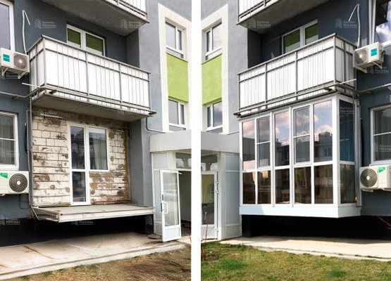 Французское остекление — эталон элегантности для Вашего балкона