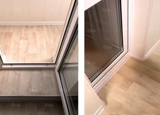 Кейс по утеплению балкона на первом этаже: МФ стеклопакеты, сэндвич-панели и комплексная отделка