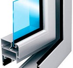 Алюминиевые окна  распашные (холодное остекление)