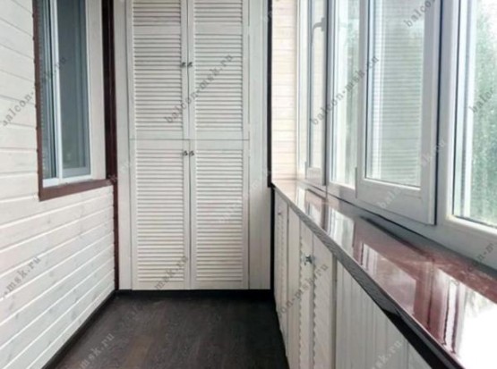 Расчет отделки лоджии вагонкой