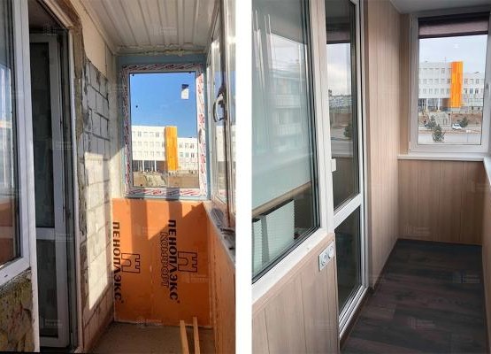 Балкон под ключ: пример с детальным разбором стоимости на остекление и отделку