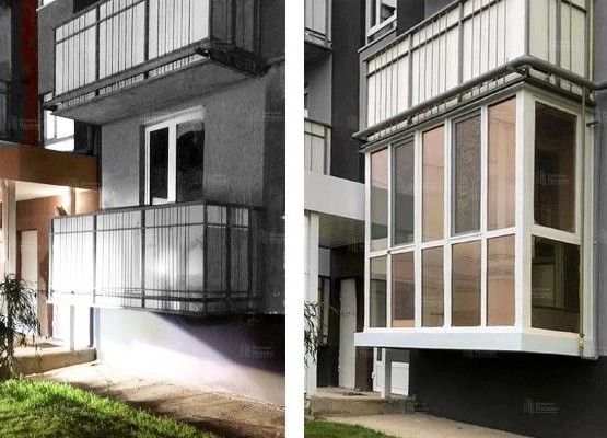 Остекление П-образного балкона с тонировкой: кейс с панорамными окнами и энергосбережением