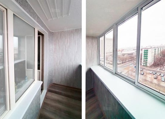 Балкон-эконом: холодное остекление и отделка за 1 день