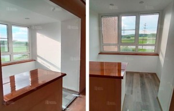 Готовая комната вместо холодной лоджии: остекление + отделка под ключ