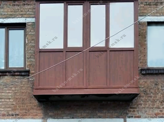 Наружная отделка балкона и лоджии в Москве: красиво, надёжно, по делу. Фото № 6