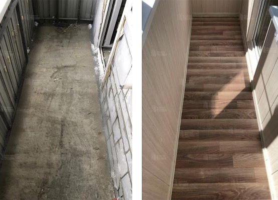 Кейс: как мы сделали отделку балкона с окнами КБЕ и теплым полом