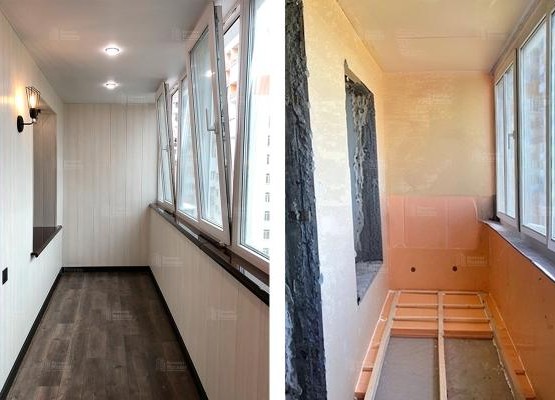 Кейс: отделка лоджии под ключ с присоединением к комнате — цены, этапы, материалы