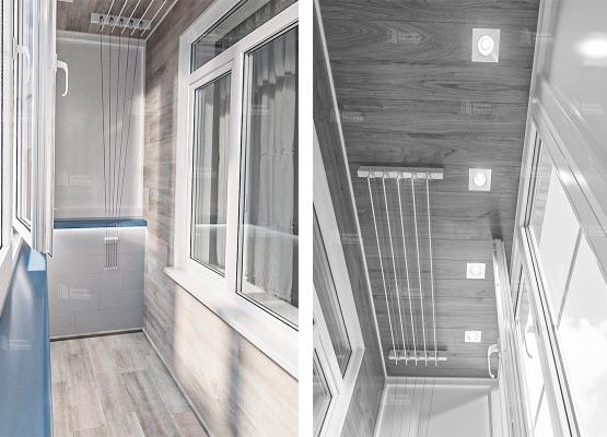 Утепление балкона с отделкой под ключ: Окна, ПВХ-панели + ламинат