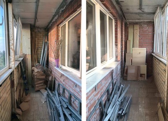 Лоджия под ключ: реальный кейс с остеклением Экспроф, утеплением, отделкой и светом