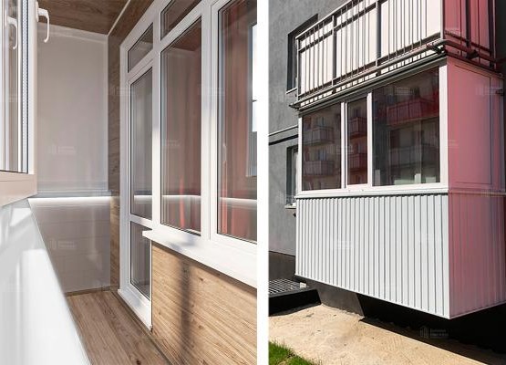 Практичный минимализм: превратили холодный балкон в теплую комнату