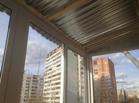 Расчет установки зависимой крыши на балкон