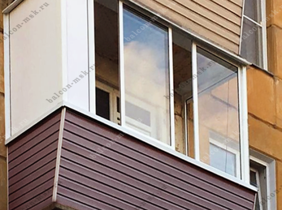 Наружная отделка балкона и лоджии в Москве: красиво, надёжно, по делу. Фото № 17