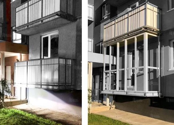 Остекление П-образного балкона с тонировкой: кейс с панорамными окнами и энергосбережением