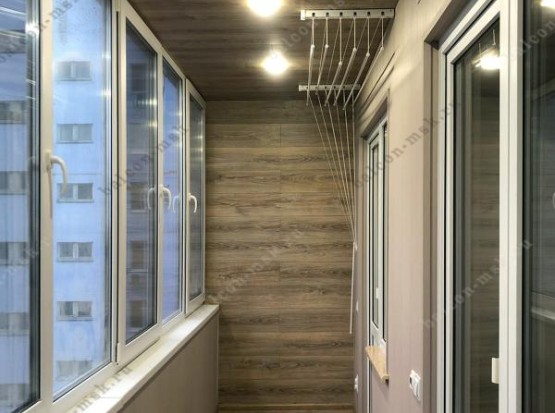 Расчет остекления лоджии с отделкой ламинатом