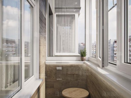 Остекление балкона под ключ цена с материалами