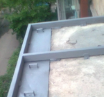 Расширение основания балкона