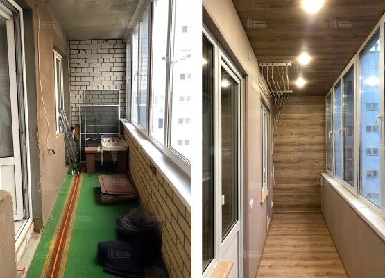 Превращаем холодную лоджию в комнату — кейс с теплым остеклением, отделкой и теплым полом