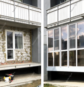 Примеры работ компании Балконы Москвы